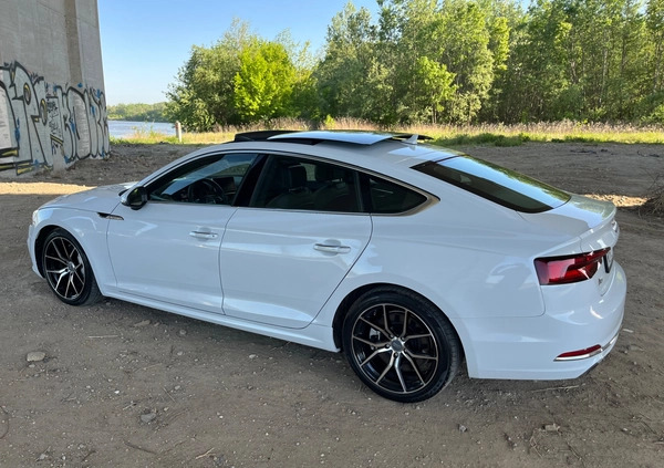 Audi A5 cena 118000 przebieg: 67000, rok produkcji 2018 z Warszawa małe 781